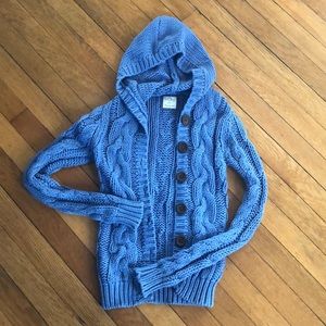 Cute hooded cardigan